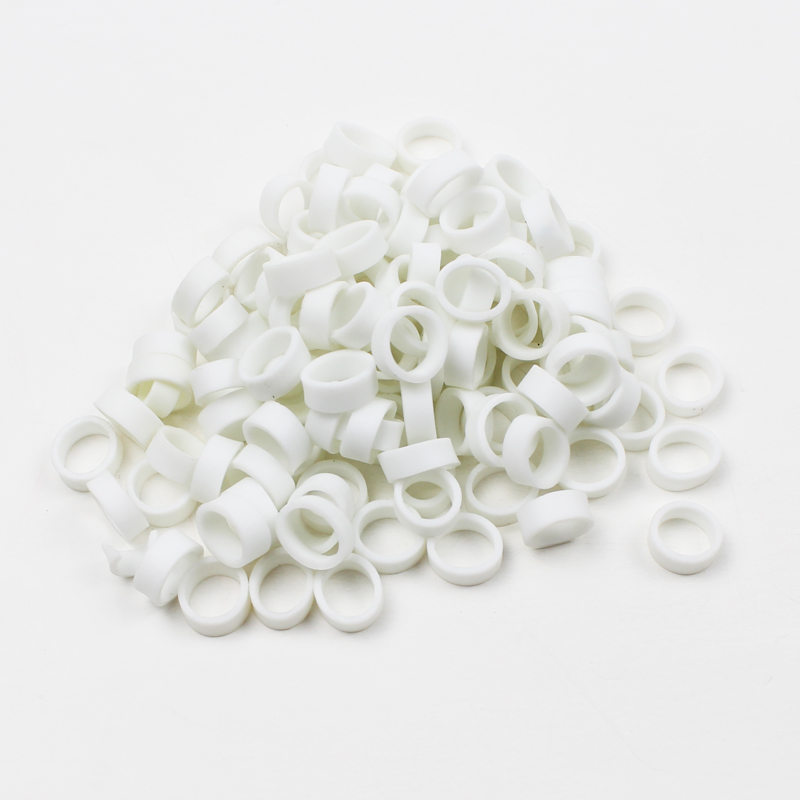 0.2 Inch White TPR Rubber Bands, Heavy Duty for Lobster & Crab – Wholesale 1