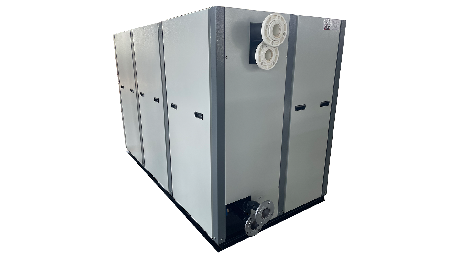Industrieller Schiffswasserkühler mit Pumpe und Kompressor 2