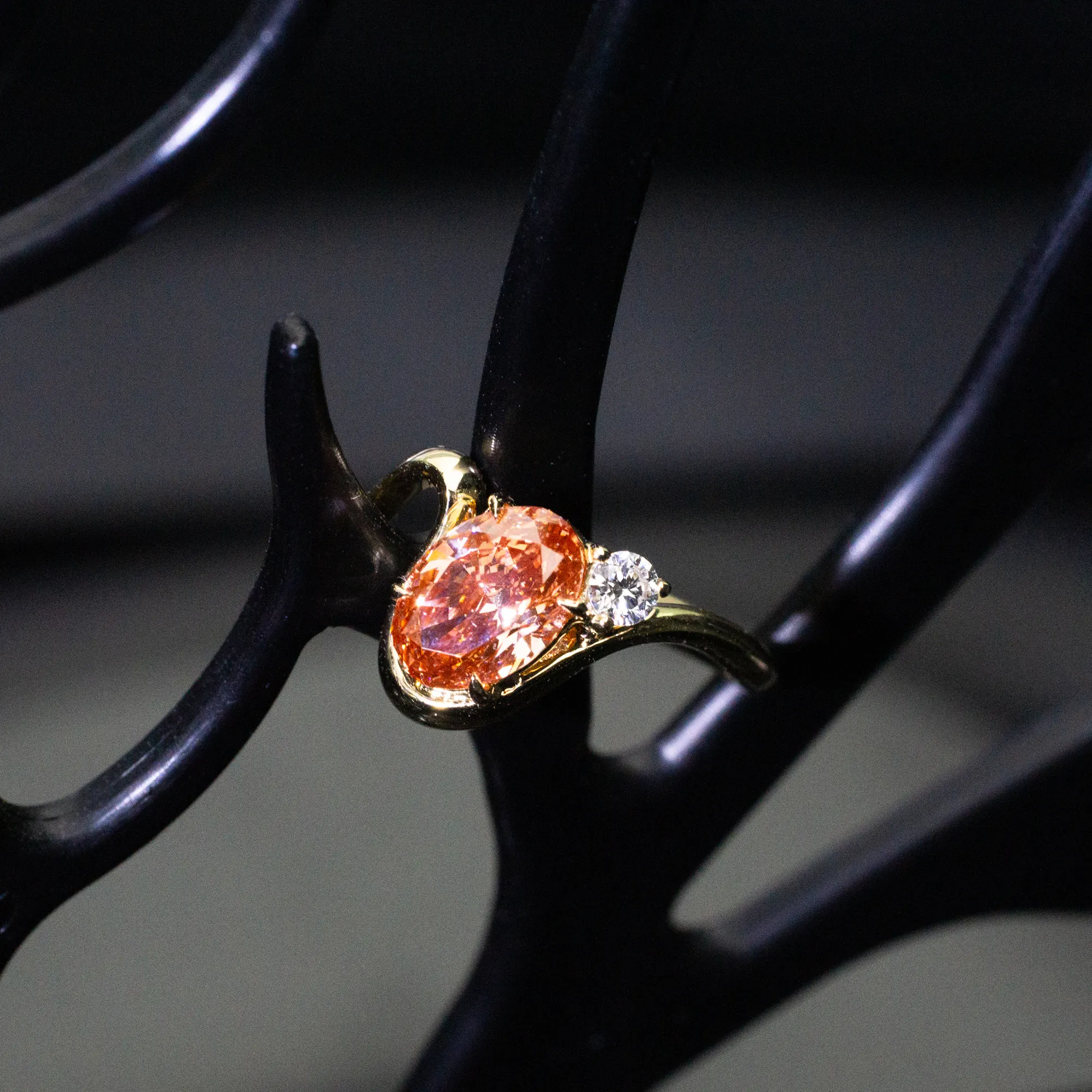 DKL Jewelry Lab Grown Oval Diamond Ring Factory 4