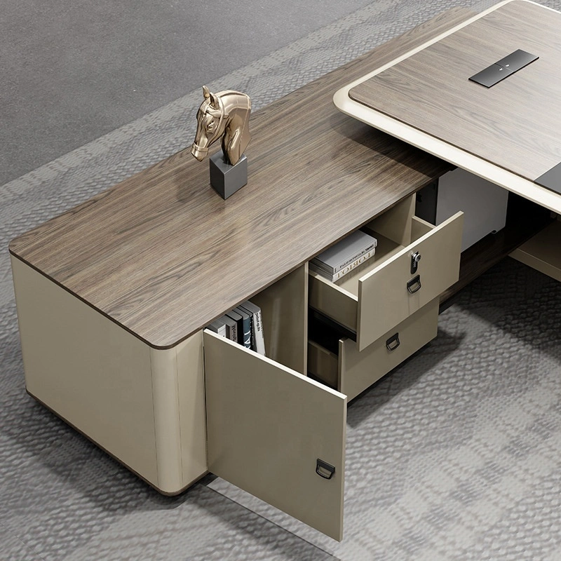 Wholesale Executive Manager Computer Desk Modern Steel Frame Baby Home Study Table For Meeting Room 1