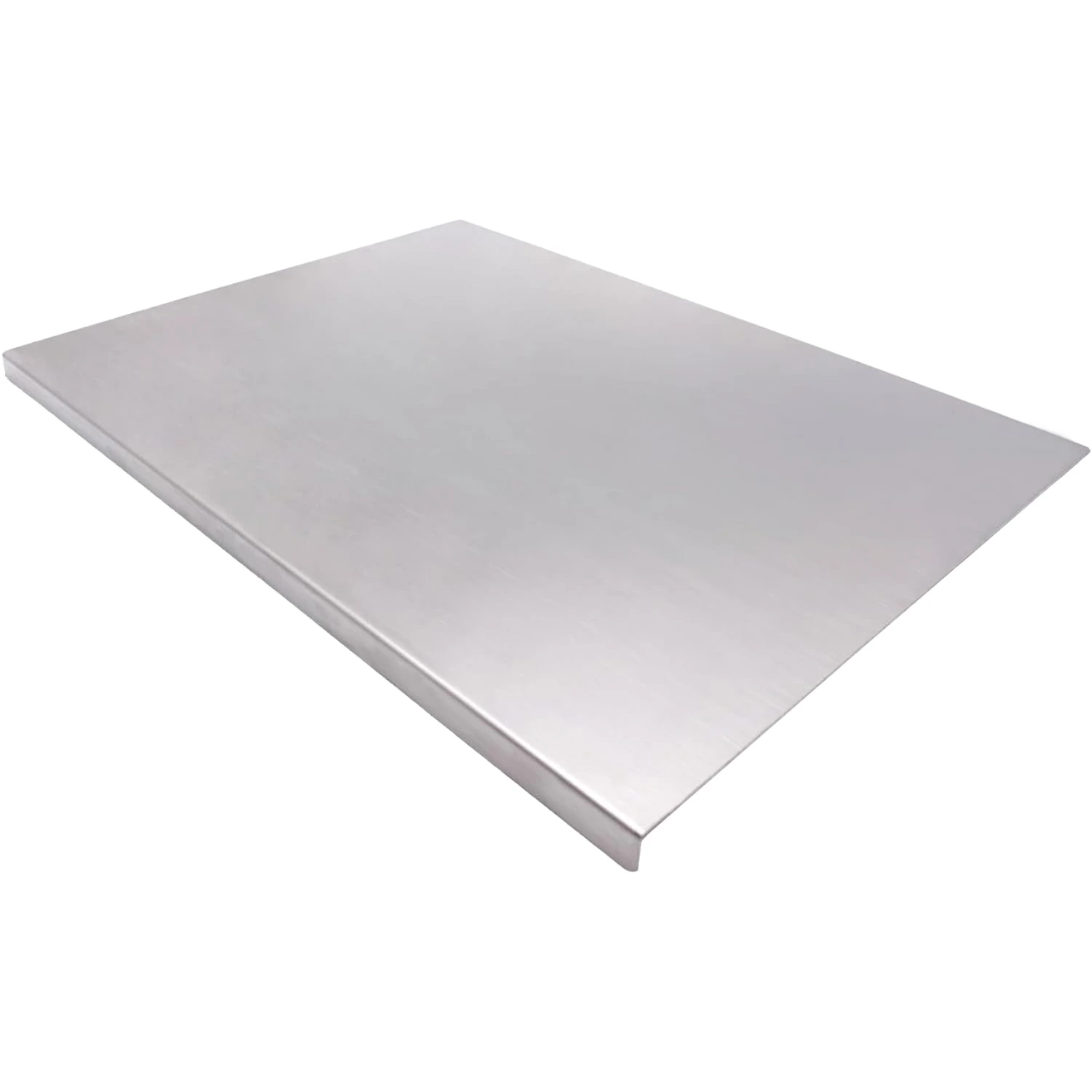 Tabla de cortar rectangular de acero inoxidable 304, ecológica, de 30x40 cm, antideslizante, apta para lavavajillas, para cortar carne y repostería. 1