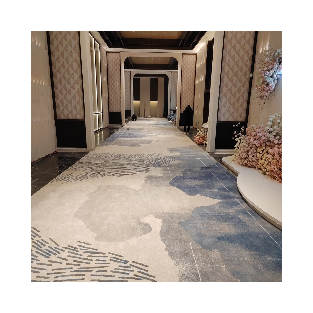 High-Quality Fireproof Wedding Banquet Carpet Tiles Supplier 7