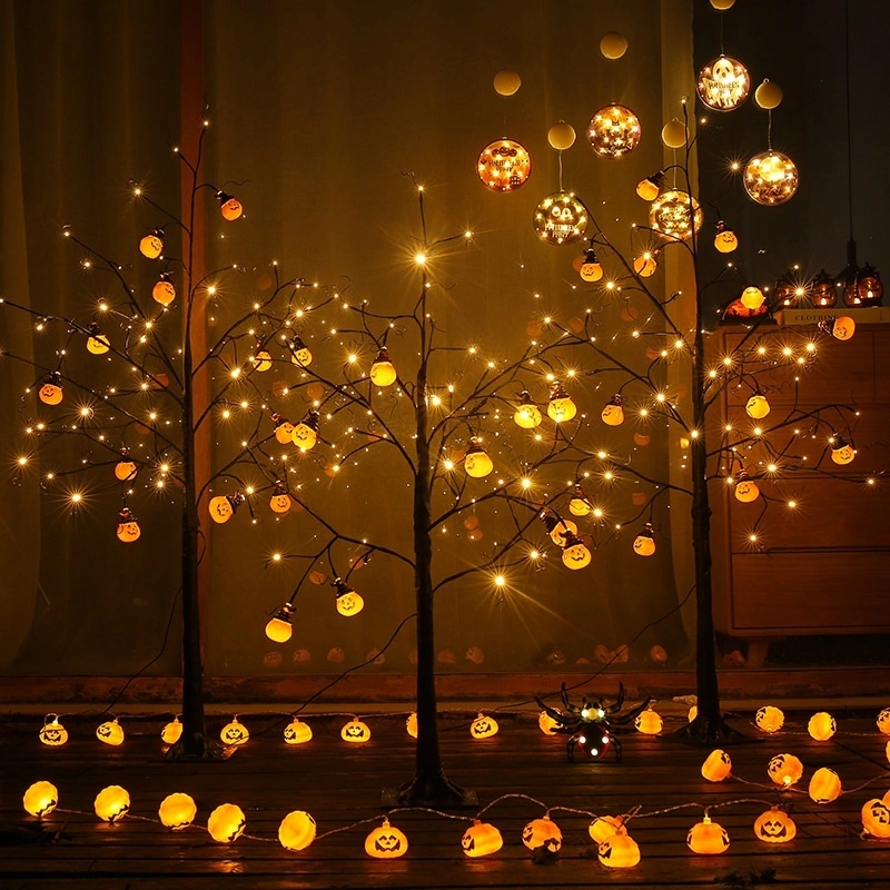Guangli Gl-nggs Halloween Lighted Decorations Pumpkin Ghost Tree Lantern New For Shopping Mall Bar Party Event Atmosphere Scene 1