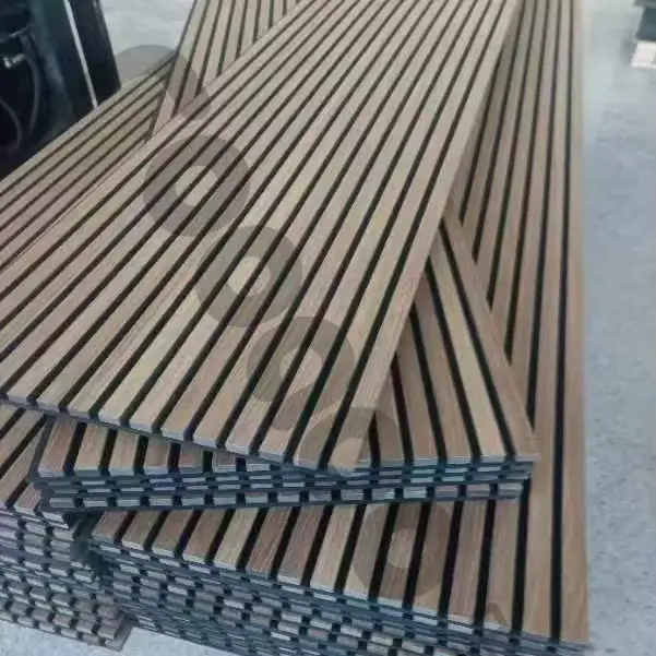 פאנל קיר אקוסטי תלת-ממדי מעץ לטלוויזיה, לוחות חיפוי מרוכבים 1