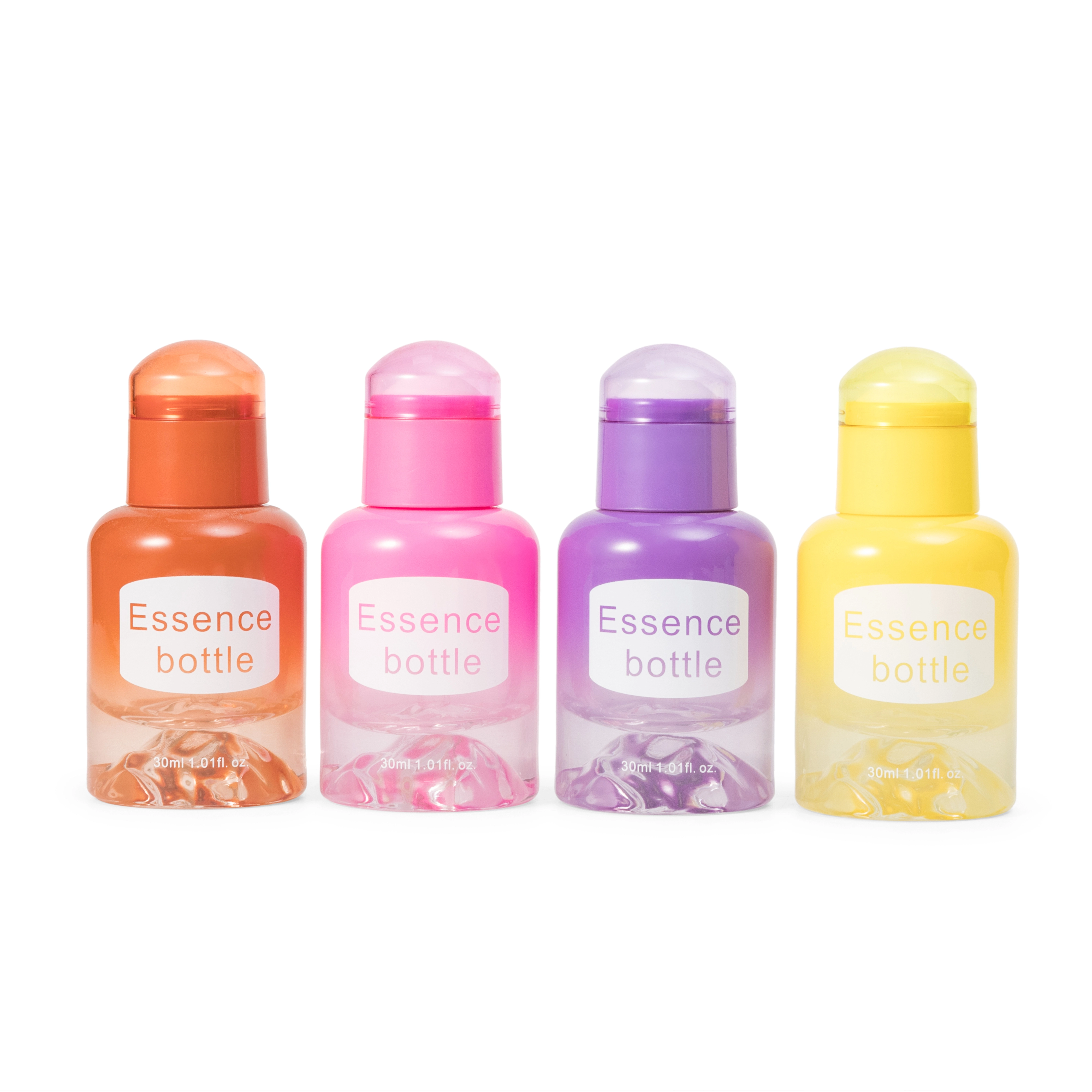 Customized Color Volcano Bottom Pressing Dropper Essential Oil Bottle, 30ml Glass Bottle 1