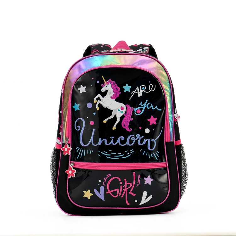 2026  custom Good Quality Kids Backpack Unicorn Animal-printed Three-layer Waterproof Cute School Bag For Students 1