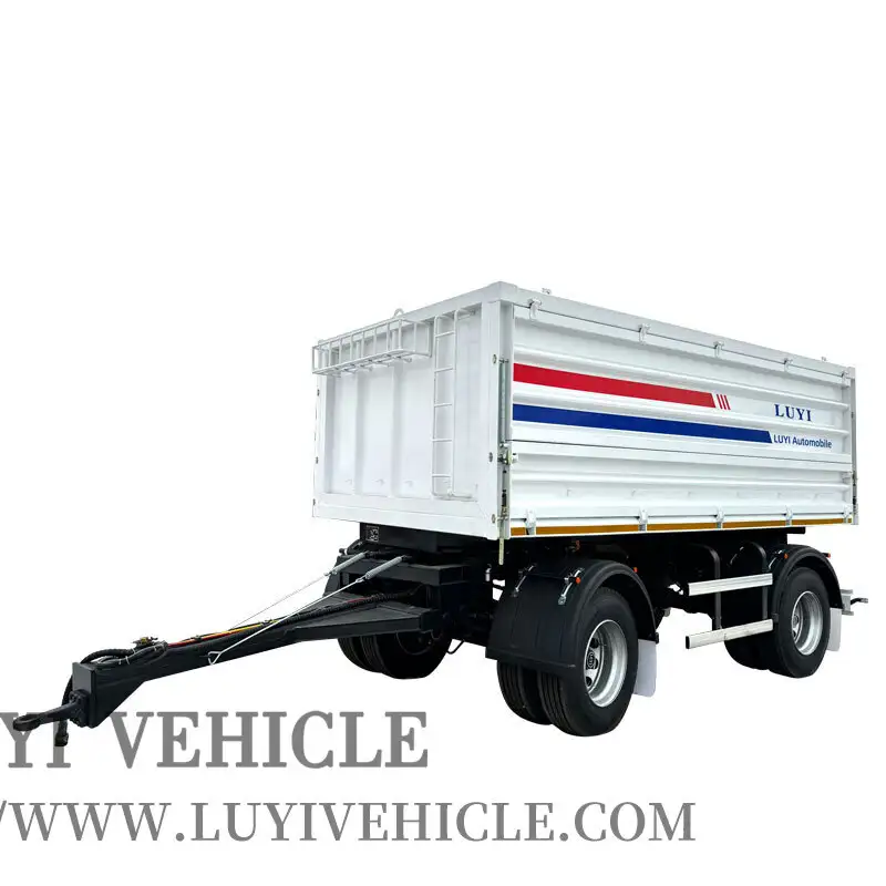Semi-remorque benne latérale à 2 essieux de haute qualité 1
