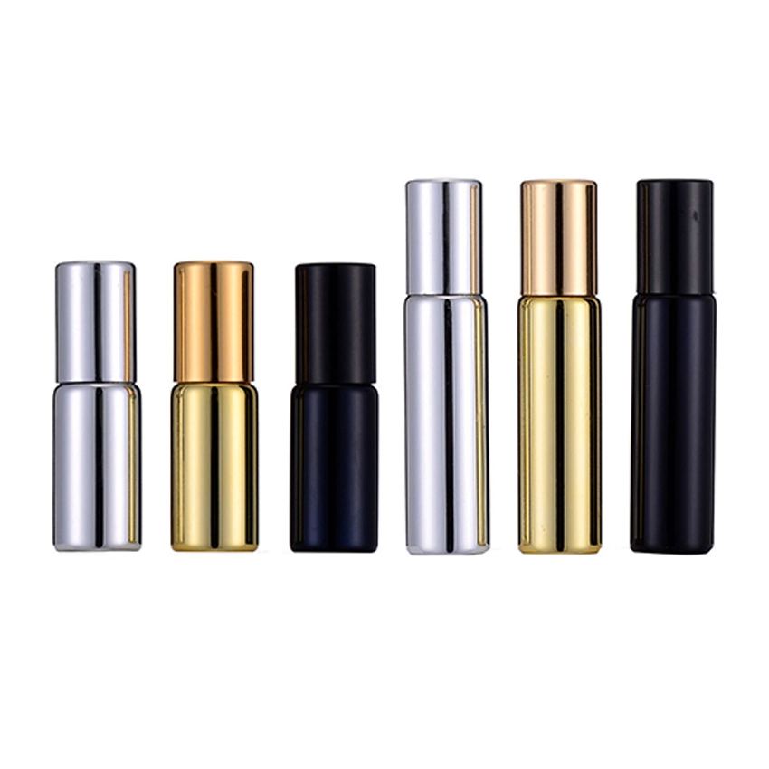 5ml 10ml UV Gel Stainless Steel Roller Ball Perfume Bottle Set 1