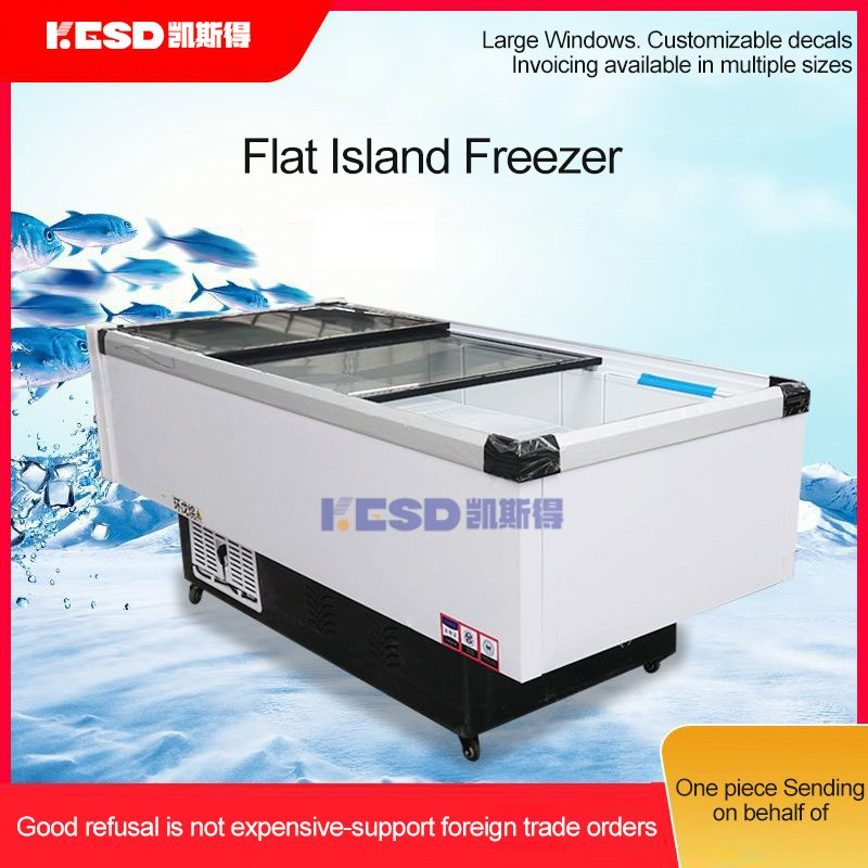 Kaesid Commercial Supermarket Island Freezer