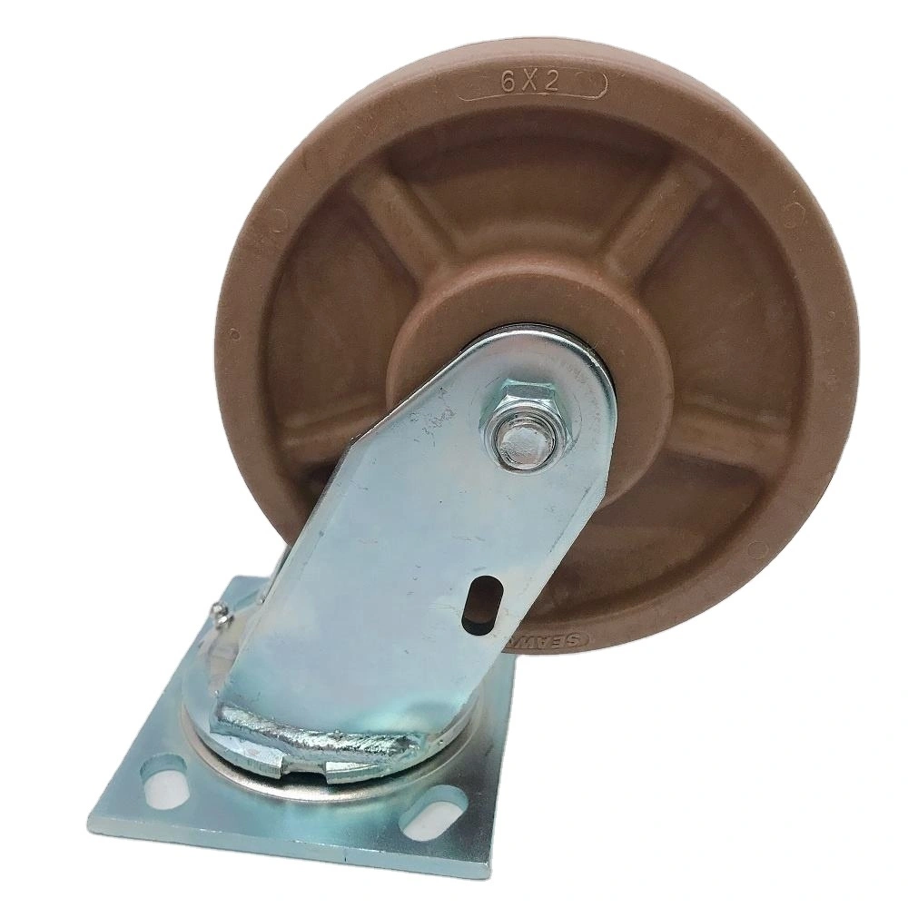 6 Inch 150mm 300kg High Temperature Heat Resistant 280 Degrees Big Oven Grill Nylon Universal Heavy Duty Caster Wheel 1