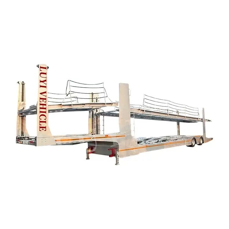 8 Bits Galvanized Car Carrier Semi Trailer | LUYI 1