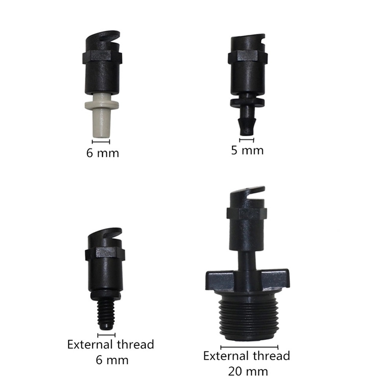 Mini Micro 180deg Misting Sprinkler POM Field & Greenhouse 1