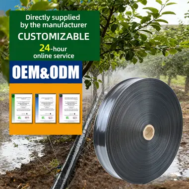 50毫米聚乙烯扁平灌溉软管，30psi，适用于农用水 1