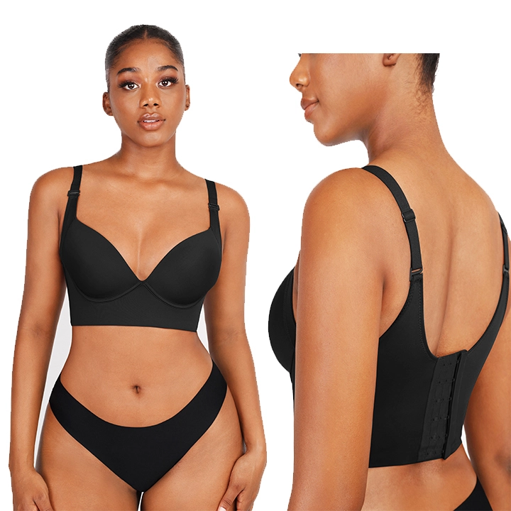Sutiã modelador de alta qualidade, fabricado diretamente da fábrica (OEM), com cobertura total nas costas. 1