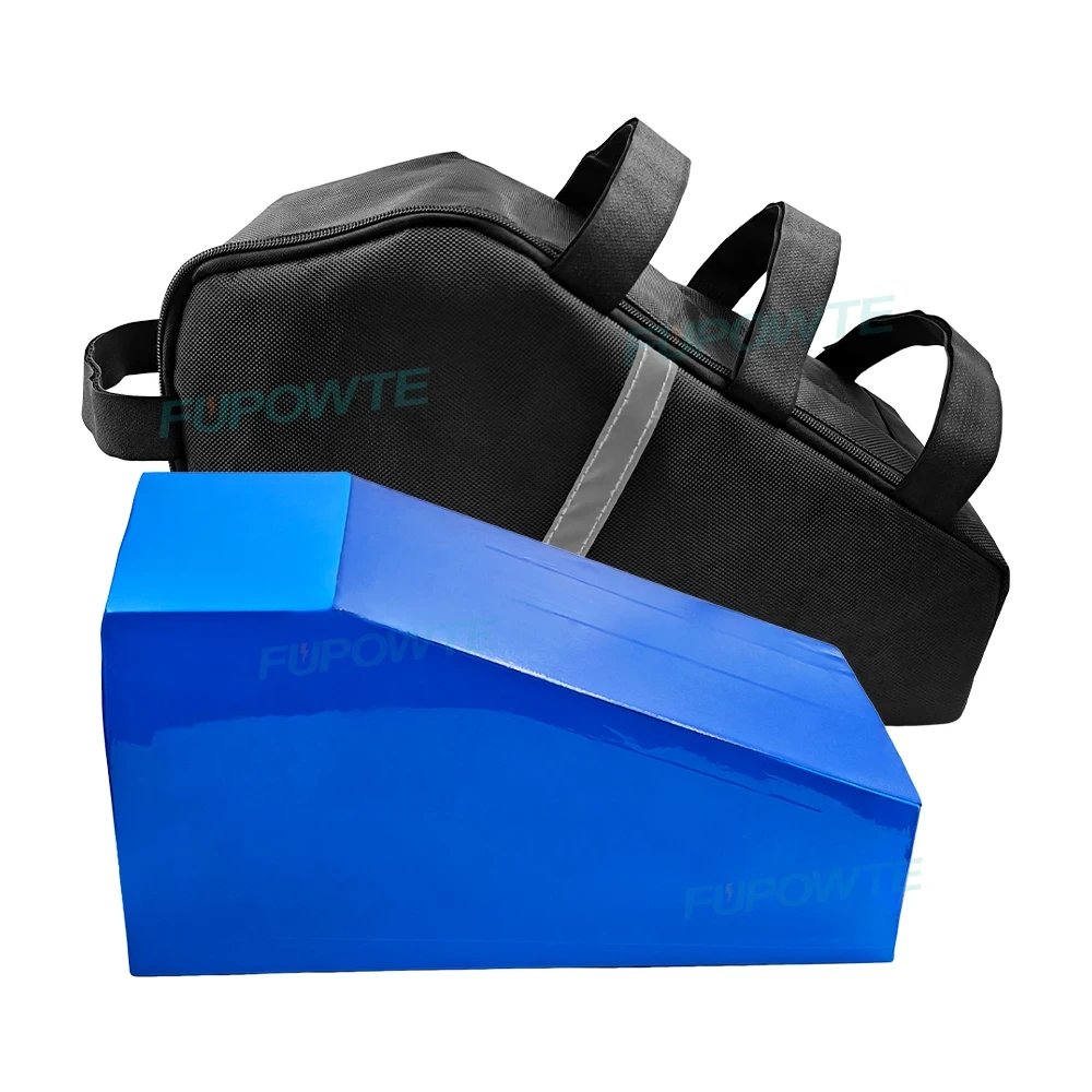 Rechargeable 48v 52v 60v 72v 20ah 30ah 40ah Triangle Lithium Ion Battery Pack For 3000w 5000w Electric Bicycle Conversion Kit 1