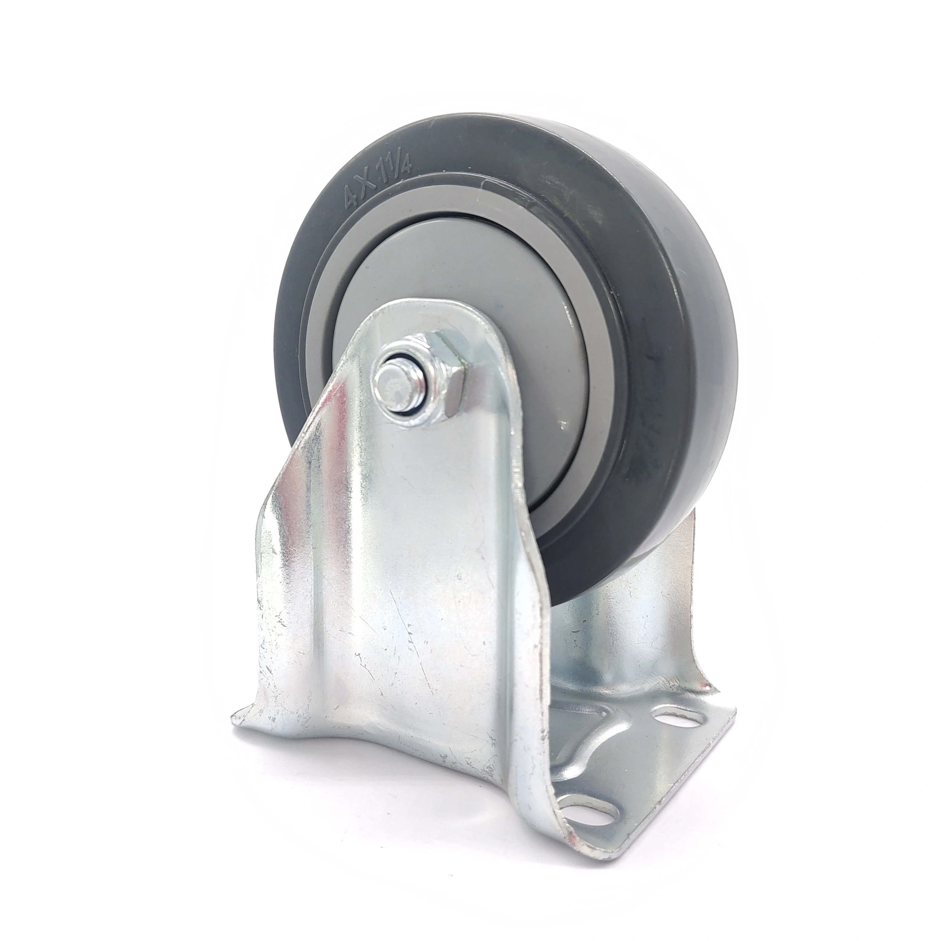 Ball Bearing Cabinet Trolley Cart Industrial Heavy Loading Rigid 75 Mm Pu Polyurethane Swivel Castor Wheels 1