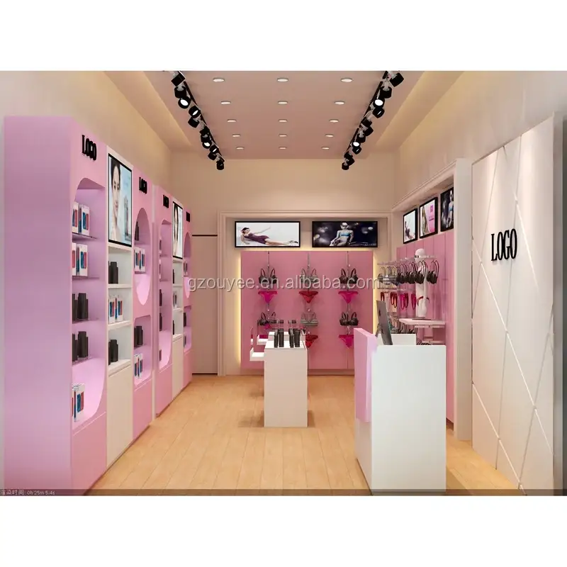 Maßgefertigte Ladeneinrichtungen für Kosmetikgeschäfte &amp; Einzelhandelsdesign für Make-up-Läden 1