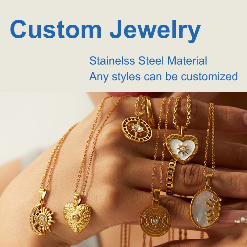 Customized Stainless Steel Jewelry Wholesale Fashion Necklaces Hypoallergenic Durable High Quality Custom Jewelry Manufacturer 1