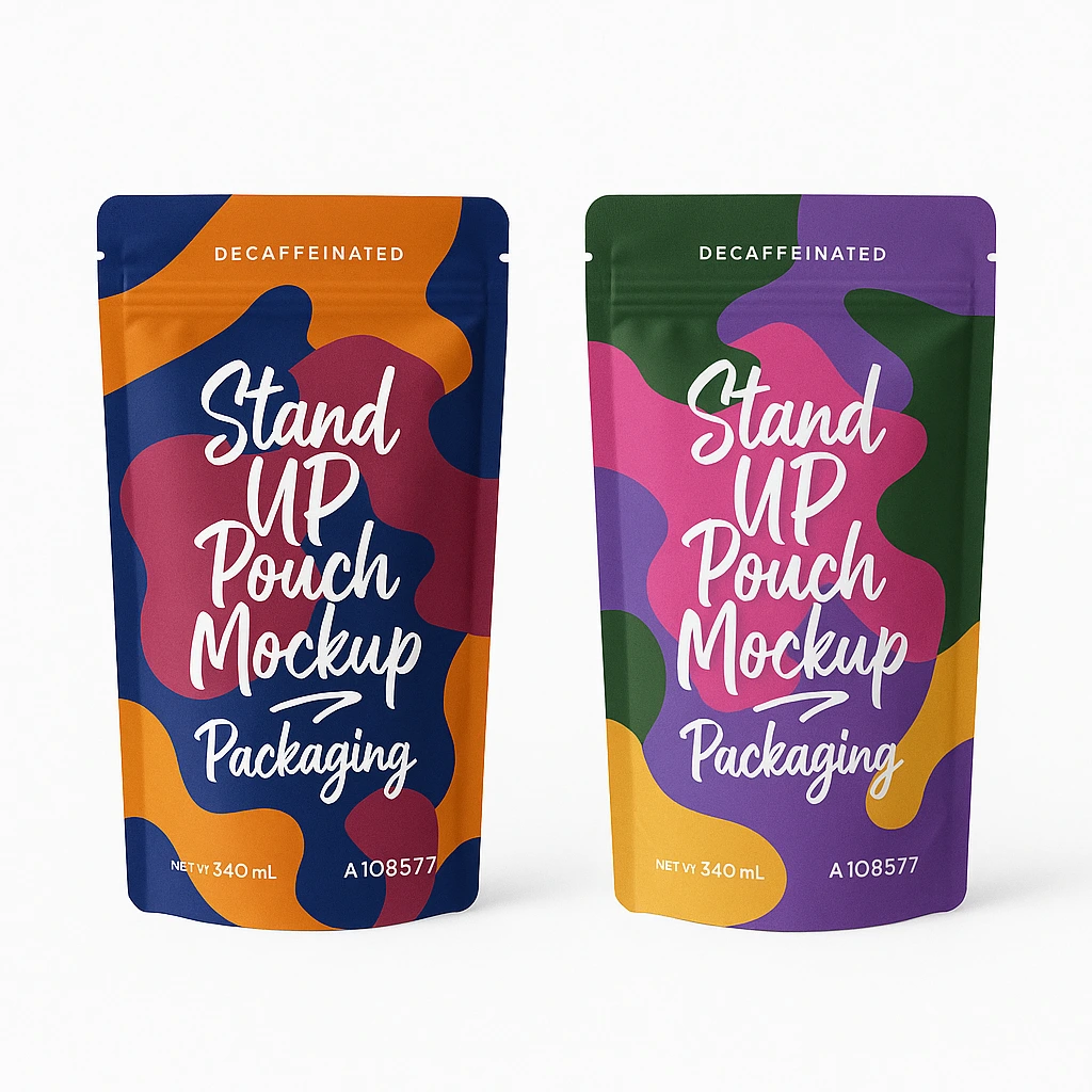 Custom Printed Mylar Zip Lock Reusable Stand-up Plastic Pouch For Food Packaging For Candy For Cookies Snacks 1