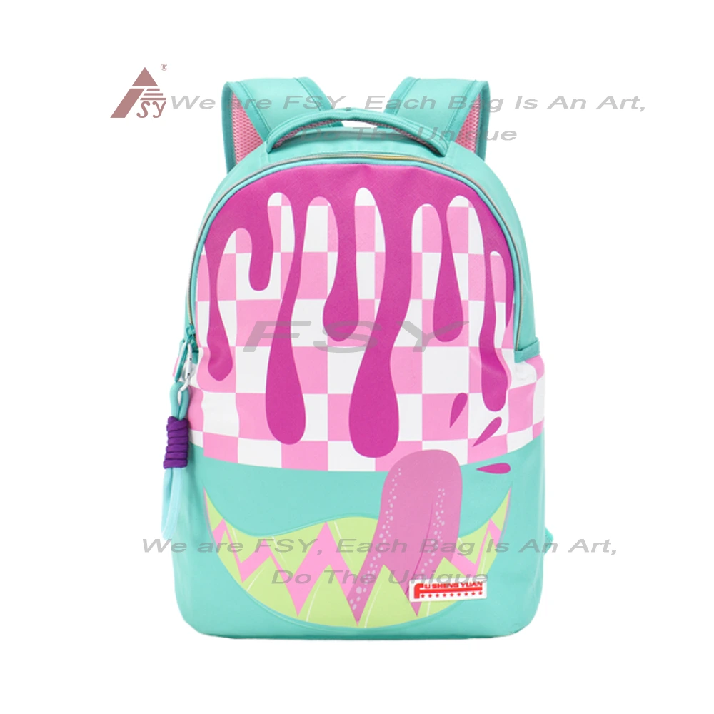 2024 Low Moq Wholesale Backpack Men's Cartoon Cute Large Capacity Lightweight Backpack Backpack Student School Bag 1