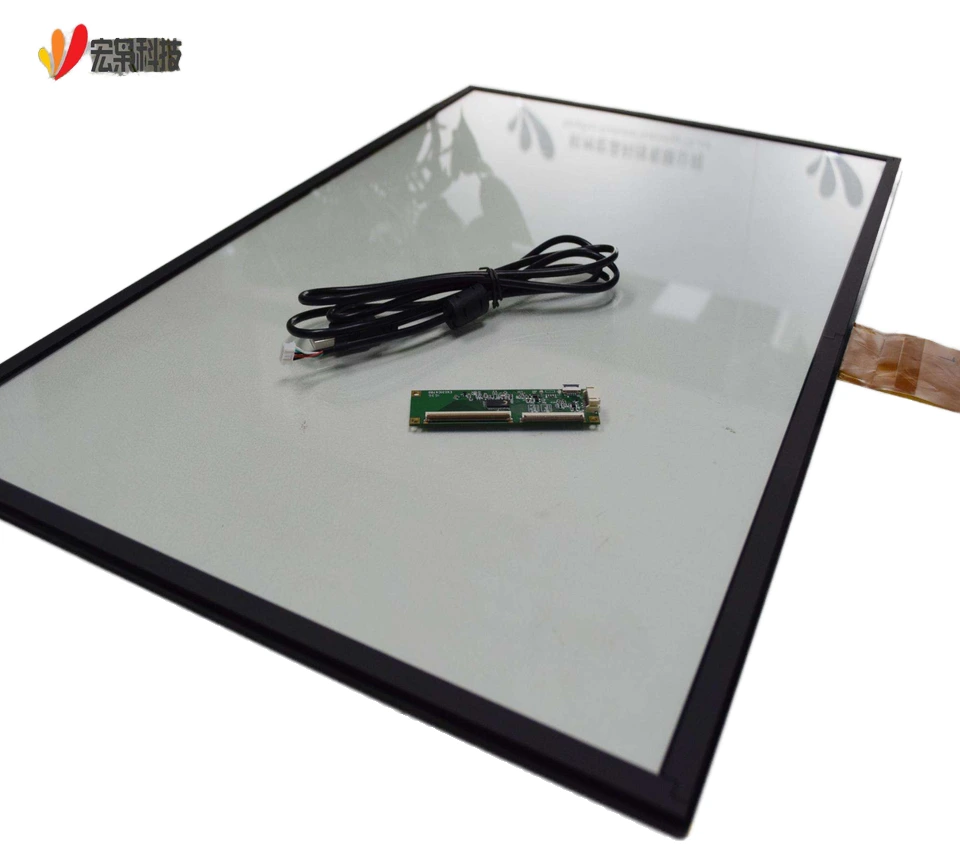 Large Size Smart Home & Car Pcap 21.5 24 30 32 37 40 42 43 45 50 55 Inch Touchscreen Panel With Usb Controller Glass Cover 1