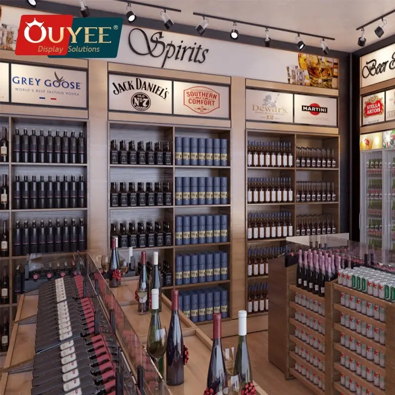 Expositor antigo de madeira para garrafas de vinho e bebidas alcoólicas. 1