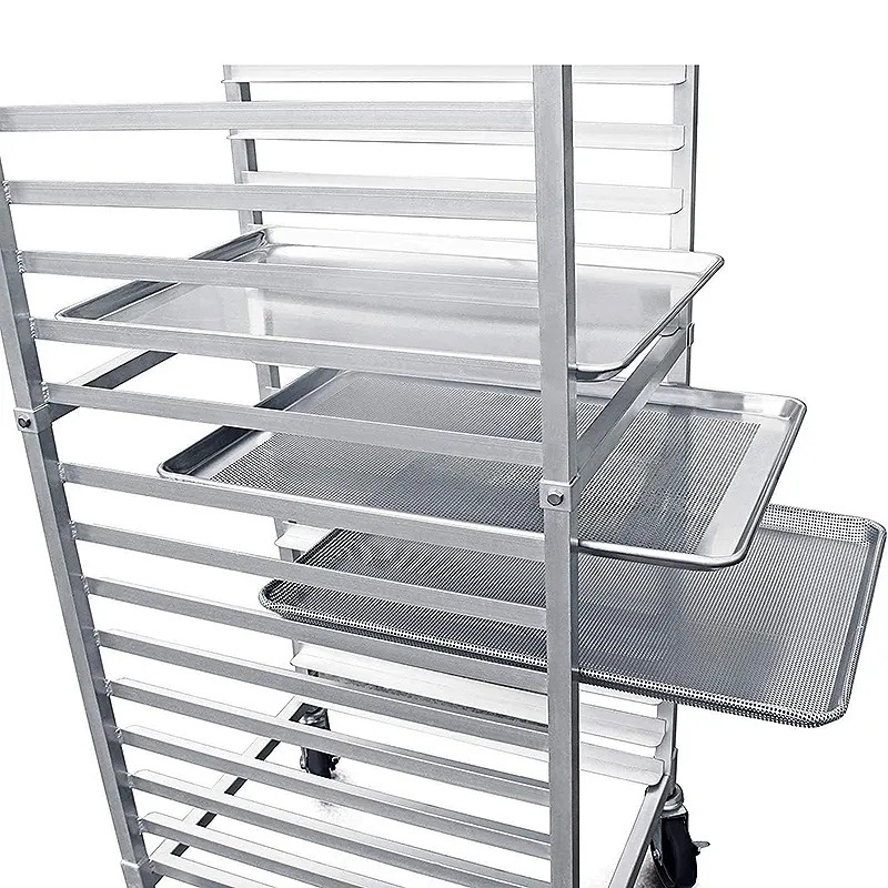 Plateau de boulangerie en acier inoxydable