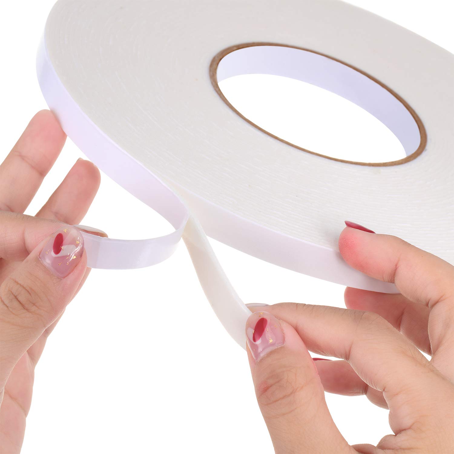 Kundenspezifisches doppelseitiges weiches Montageklebeband, runde Form, Papierprodukt, weißes PE-Schaumband 3