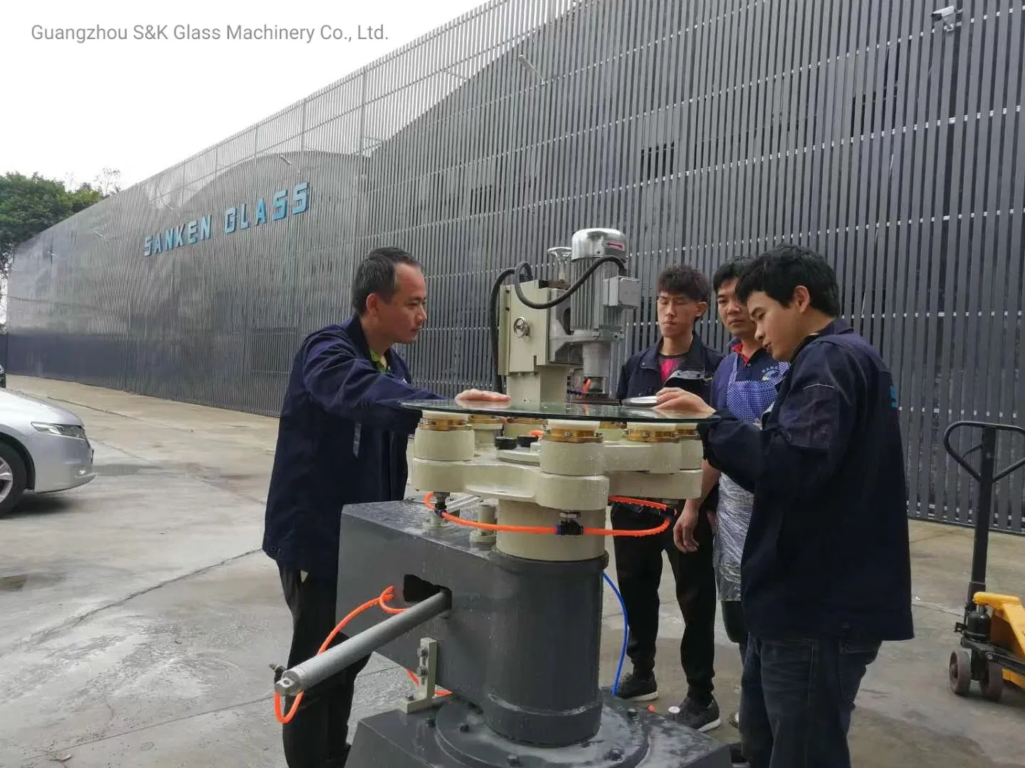 Premium Sanken Quenching Glass Stove and Polisher Machine - Glass Grinding Machine and Glass Edger 4