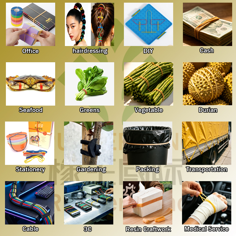 X Cross H Shape Rubber Bands for School Stationery Binding – Bulk Wholesale 3