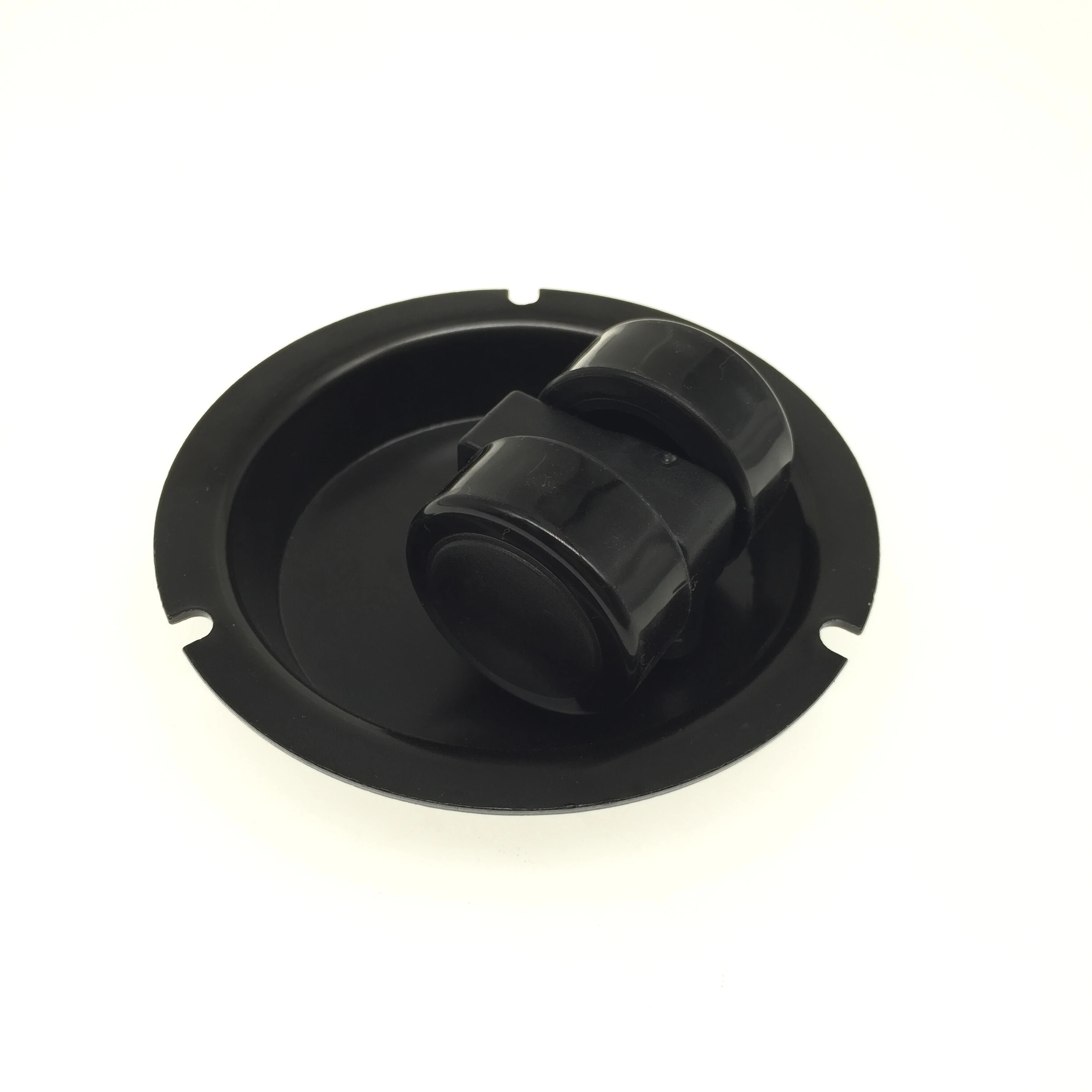 Electrophoresis Black Iron Cover Caster Half Hidden Furniture Caster Wheels 1