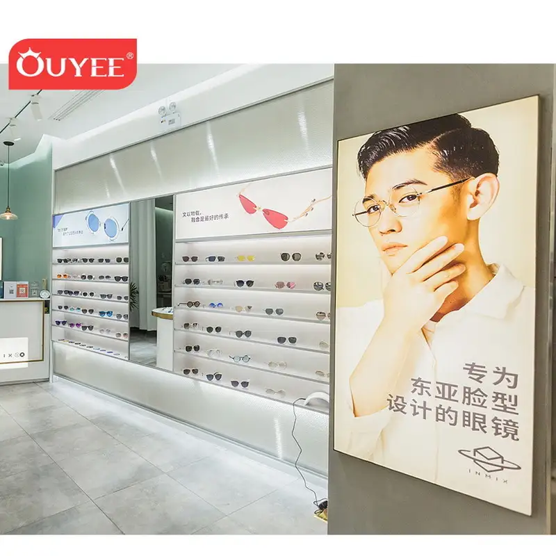 Armário de MDF para Óculos, Expositor de Parede para Óculos de Sol 1