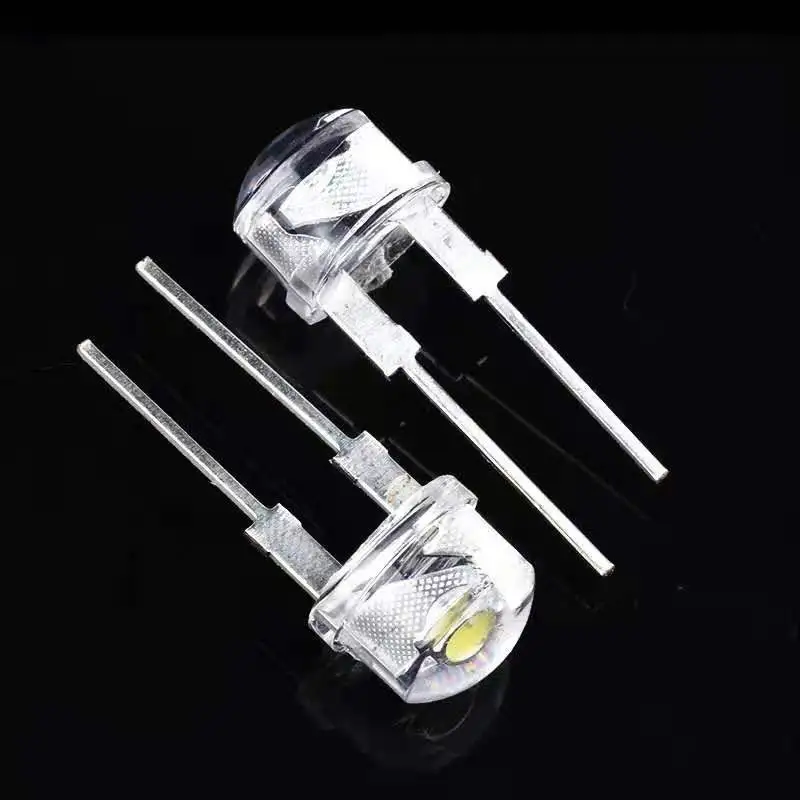 Diodo LED de alta potencia de 8 mm, blanco ultrabrillante, 6500 K, 50 000 mcd (5 años de garantía) 1