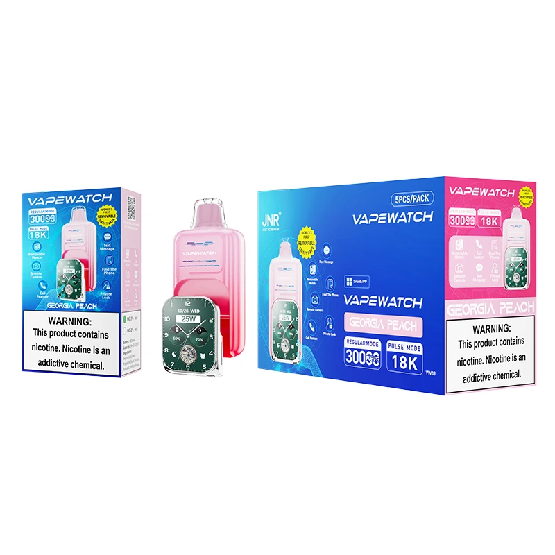 EU Warehouse Original J-N-R Vapewatch 30K Puff Bar 30000 Puffs Flavors 18K Disposable E-Cigarette Vape Watch Media Max Falcon X Alien - Wholesale I Vape and Vape Watch 1