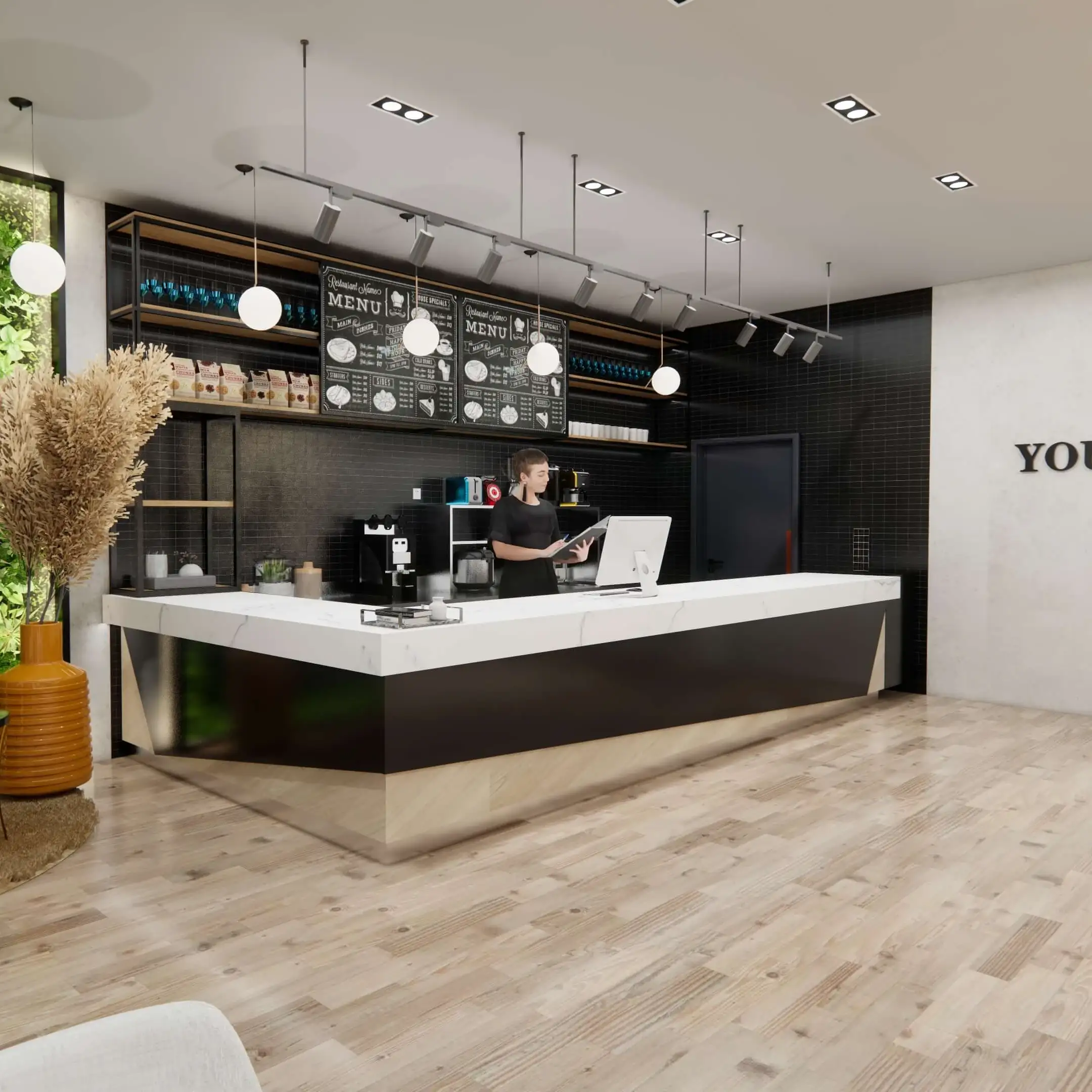 Fournitures de mobilier et aménagement intérieur pour cafés et coffee shops 1