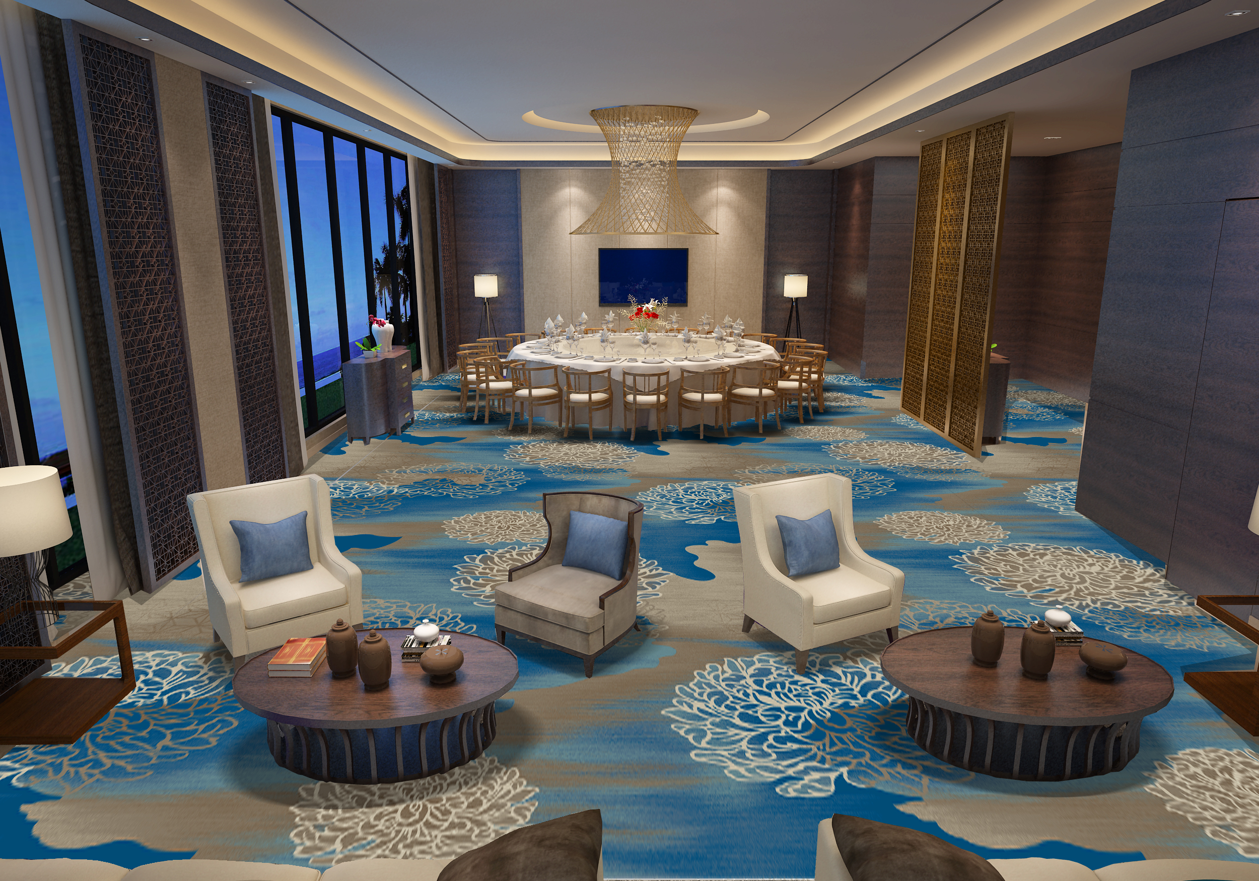 Moquette Axminster per hotel - Verde ed ecologica 7