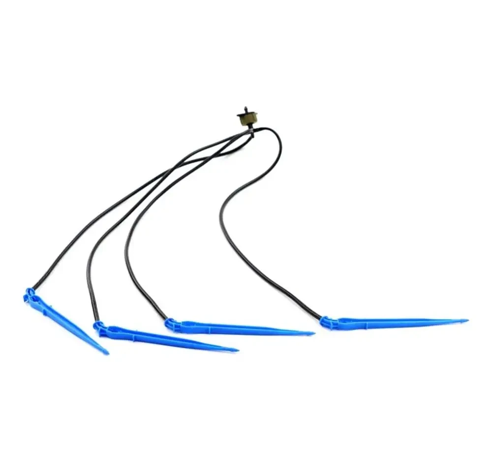 4-Branch Bent Arrow Dripper w/ 40cm Tube 1.5L/H 0.05-0.2MPa 1