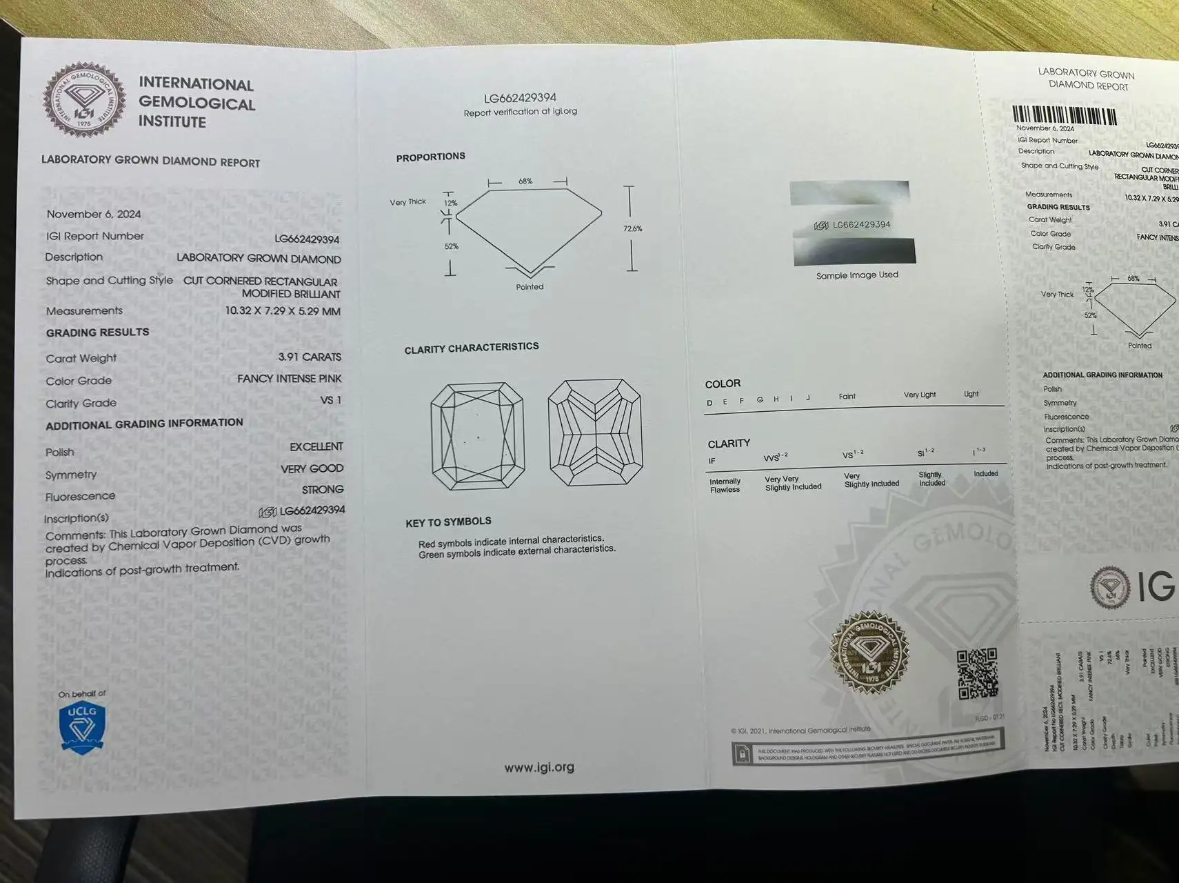 Lab Created Pink Diamonds for Sale by DKL Jewelry 3