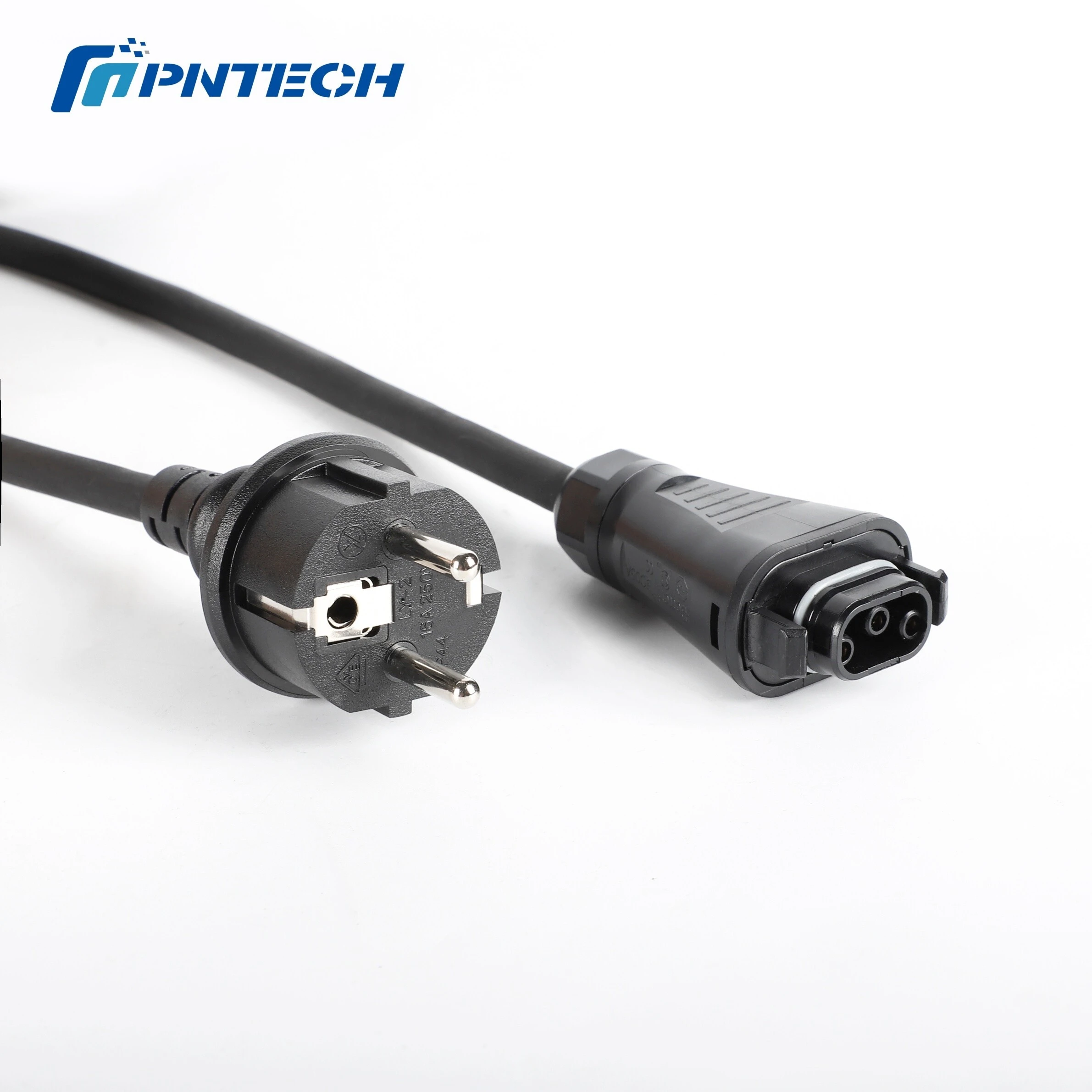 Pntech Schuko Plug Germany Rubber H07rn-f Bc05a Cable For Micro Inverter 12a Copper 1