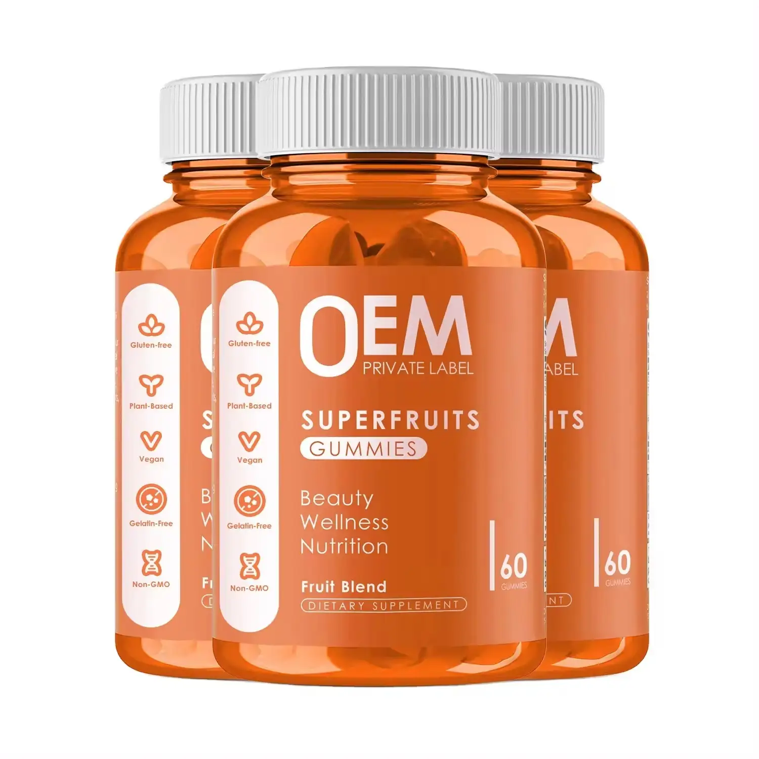 Immune & Anti-Fatigue Vegan Gummies: Turmeric Ashwagandha 1