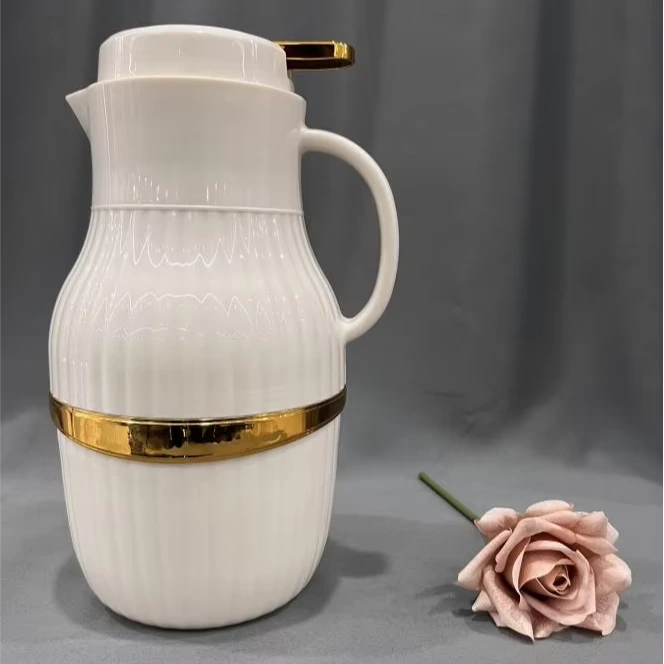 ترمس حراري محمول معزول باللون الوردي سعة 2 لتر مع غطاء مصنوع من مادة البولي بروبيلين للشاي والقهوة في الشرق الأوسط 1