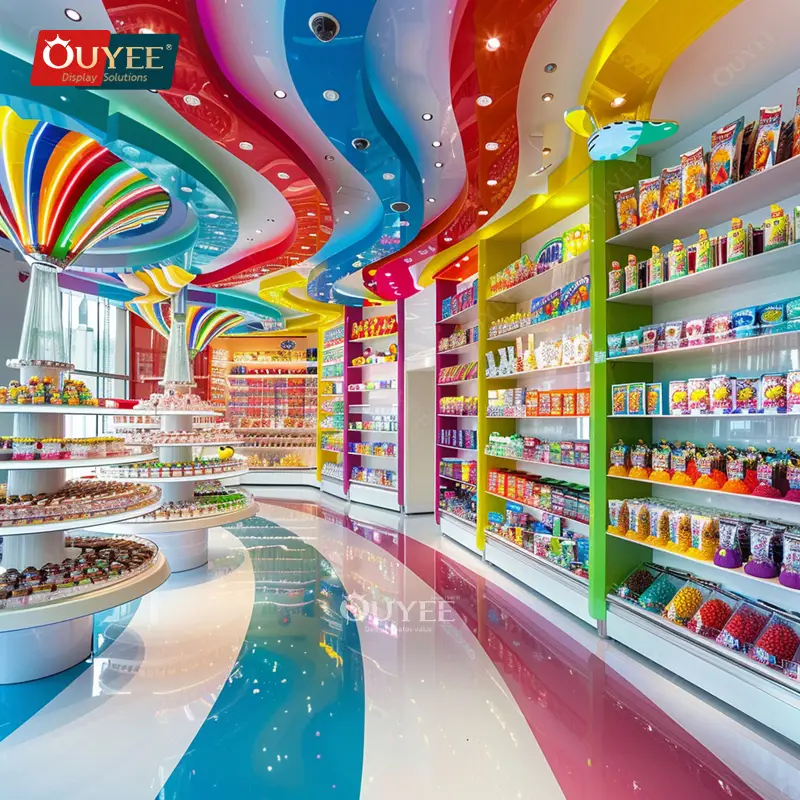 Vitrine personalizada para exibição de doces e chocolates 1