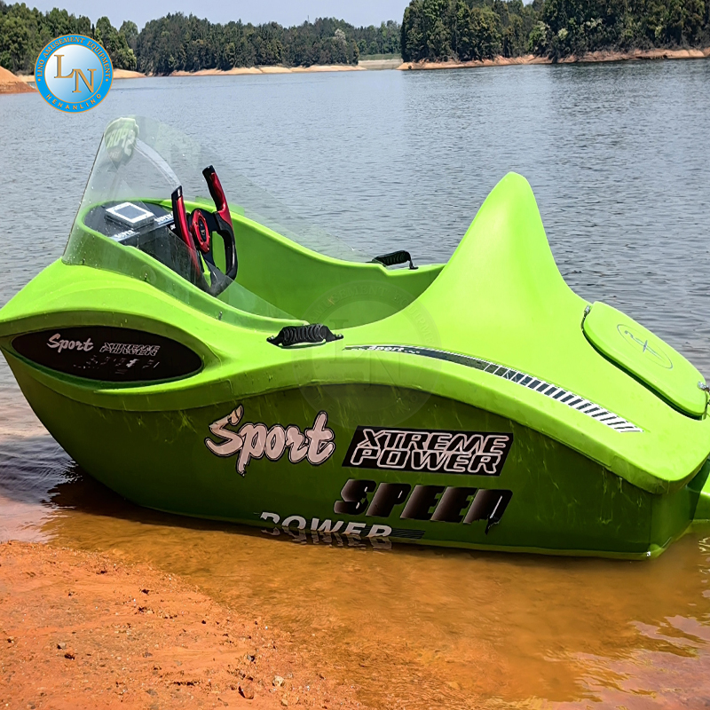 New Model Electric Water Go-karting Boat Mini Racing Jet Boat Go-kart Boat For Sale 3