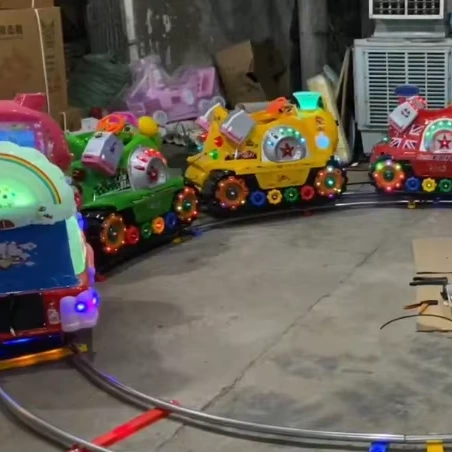 Children's Night Market Track Small Train Electric Cartoon Train Rotating Elevator Airplane Square Stall Rotating Airplane 1