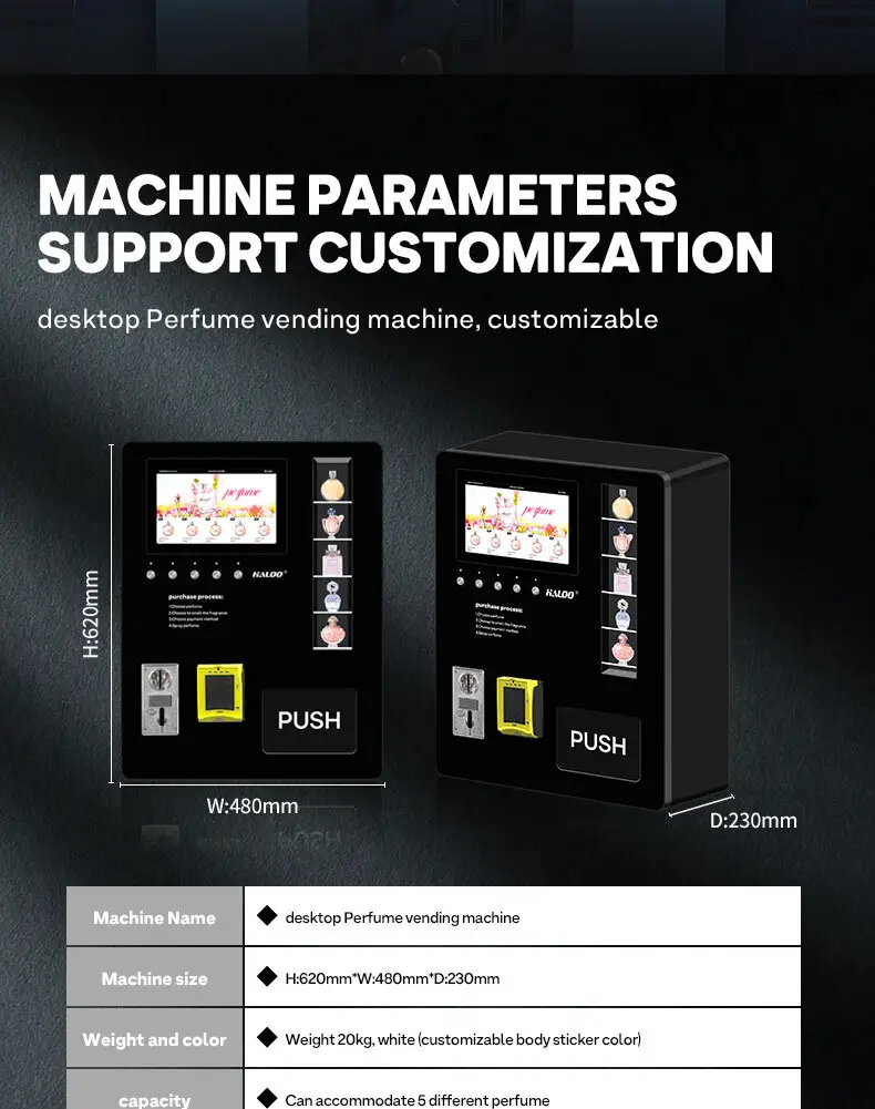 Fragrance Vending Machine Perfume Vending Machine Wholesale - Haloo 4
