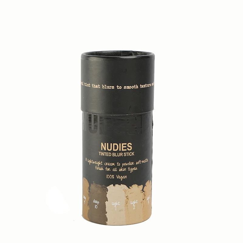 Luxury Round Storage Tube Box Paper Cardboard Cylinder Packaging Gift Box for Tea or Coffee Bean 1