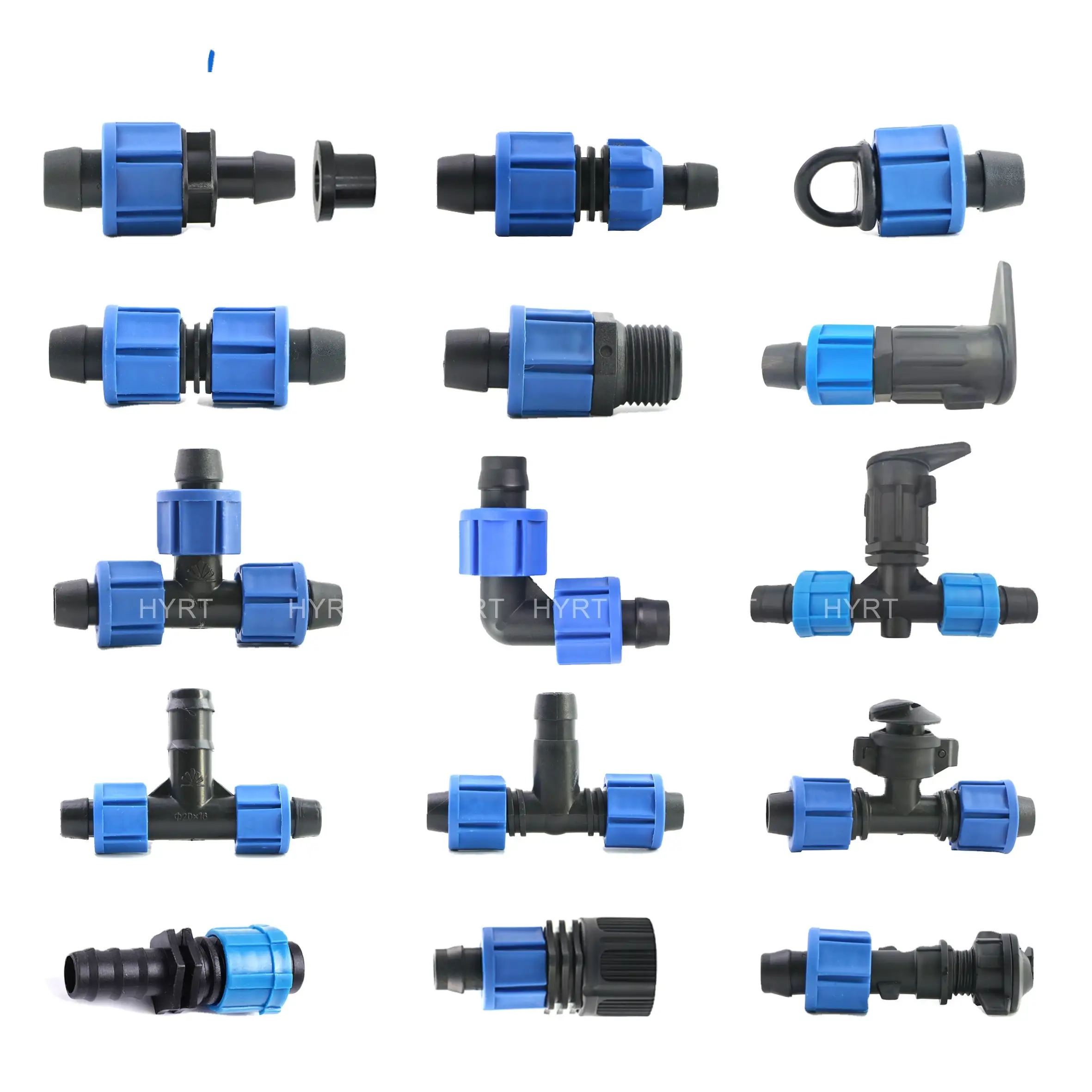 塑料锁紧螺母弯头 16/20mm 旋转管接头工厂 1