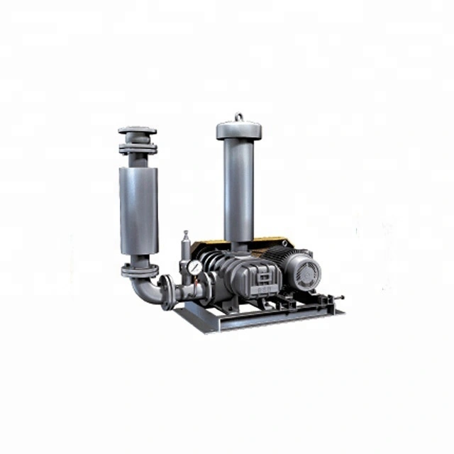 Mini Three-Lobe Roots Vacuum Blower for Wastewater Aeration 1