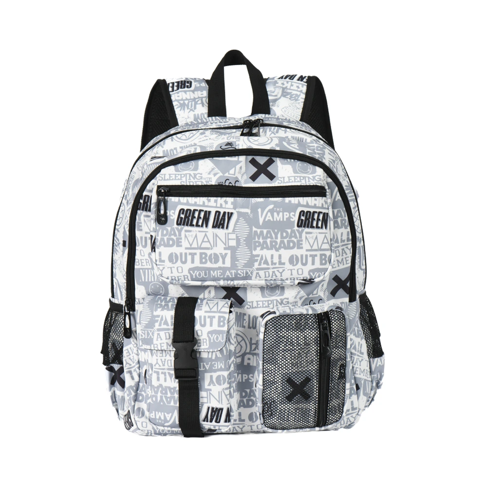 Teenager Boys Light Printed Student Backpack Wholesale Multiple Pockets Coin Bag School Kits Bags For Girls Woman 1