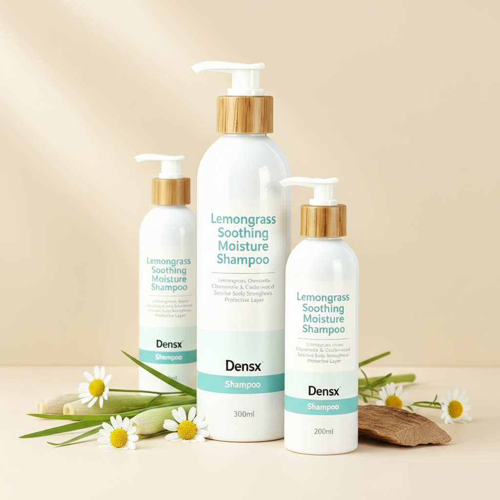 Densx Oem Private Label Lemongrass Soothing Moisture Shampoo Sensitive Scalp,Chamomile & Cedarwood,Hydrating 1